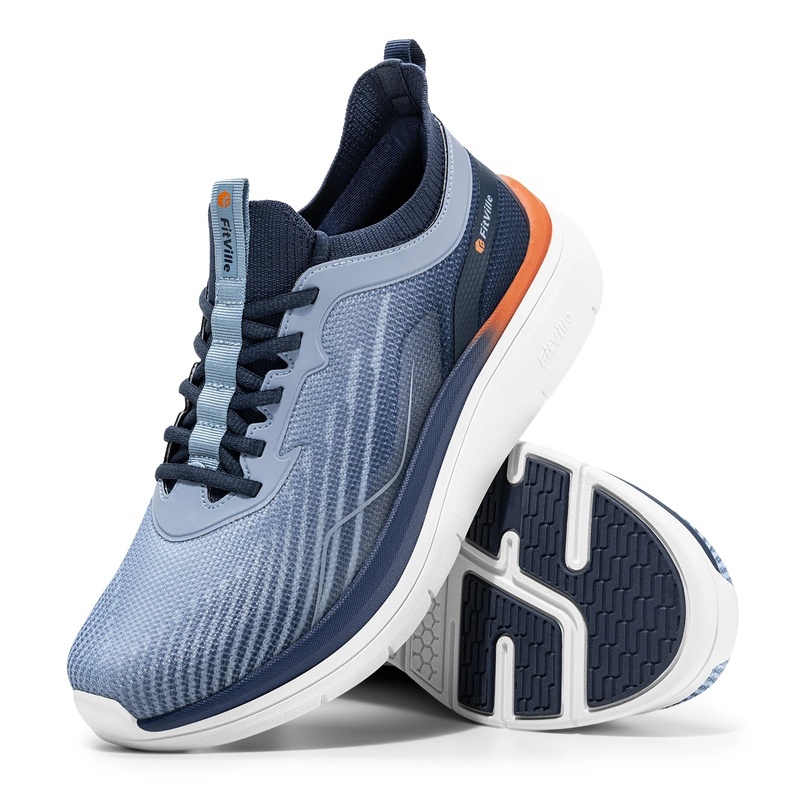 Wide Toe Box Running Sneakers - Мужские кроссовки FitVille для ходьбы с