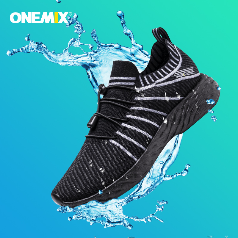 ONEMIX водонепроницаемые черны – обзор и цена Waterproof Goretex Running Shoes