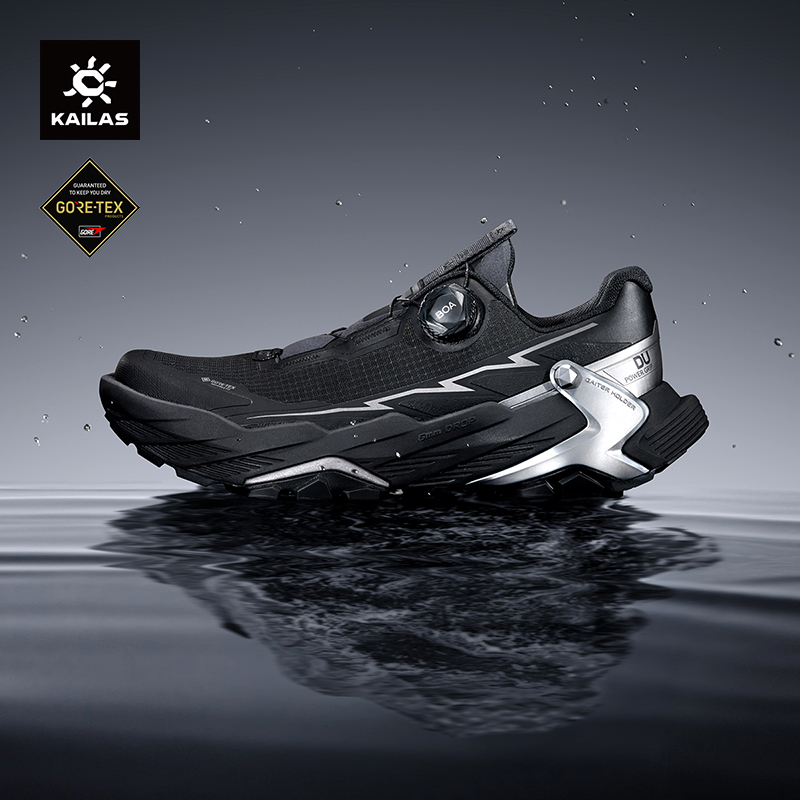 KAILAS FUGA BLACK SOLITUDE DU  – обзор и цена Waterproof Goretex Running Shoes